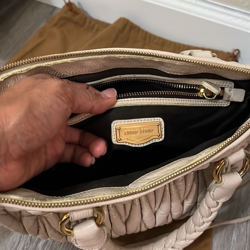 Authentic Miu Miu Two-Way Bag - image 7